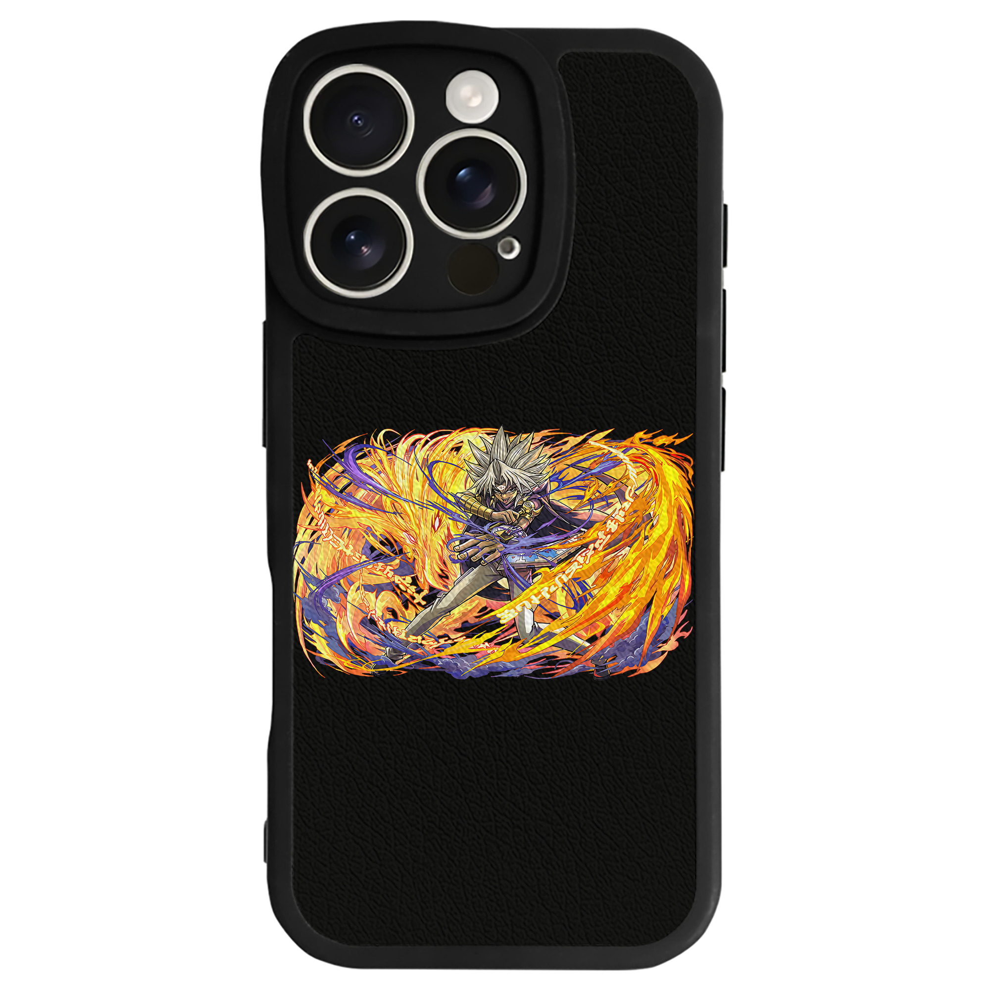 （画像用） 遊☆戯☆王 Yu-Gi-Oh! 【iPhone 16シリーズ対応】シリコンスマホケース（レザー調） 材質：シリコン
